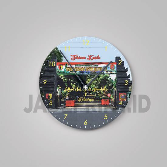 Jam Dinding Akrilik Diameter 28 cm