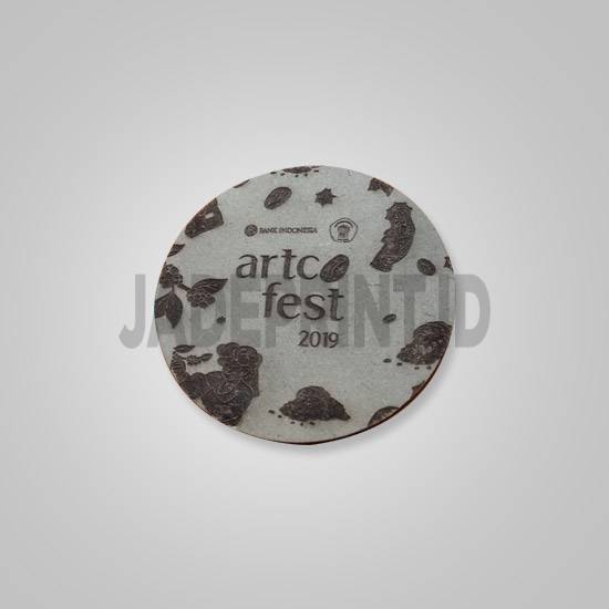 Tatakan Gelas / Coaster Grafir