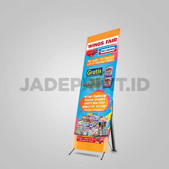 Y-Banner Uk. 80x180 cm - Luster Paper