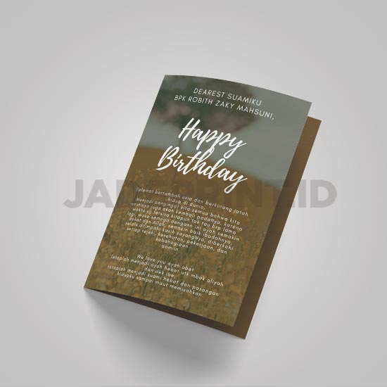 Kartu Ucapan A6 - Plasma