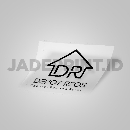 Cetak A3+ (31x47 cm) - Stiker Sticker Vinyl Transparant 