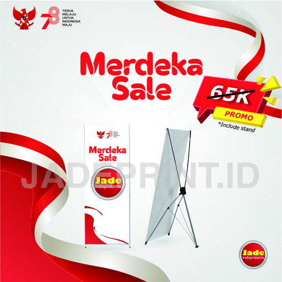 [PROMO] X-Banner Uk.  60x160 cm - Korchin 440gr Super Glossy